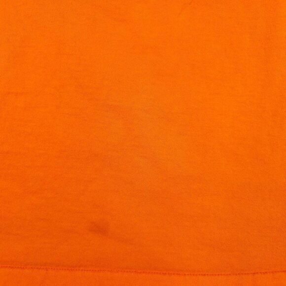 Vintage Halloween T Shirt Mens Size Large Orange 90s Black Cat Bats Spiderweb - Picture 4 of 8